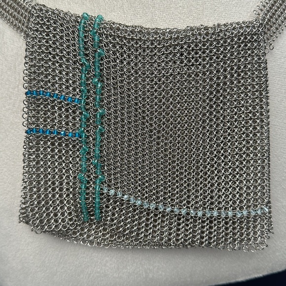 Chanel vintage “RARE” chain mail waist pouch. Spring 1999. - Picture 2 of 9